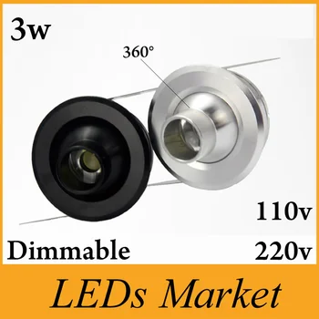 Mini ceiling lamp 3W LED Downlight Spot Cabinet light display counter recessed wall background 110V 220V Warm/cold white CRI 85
Mini ceiling lamp 3W LED Downlight Spot Cabinet light display counter recessed wall background 110V 220V Warm/cold white CRI 85