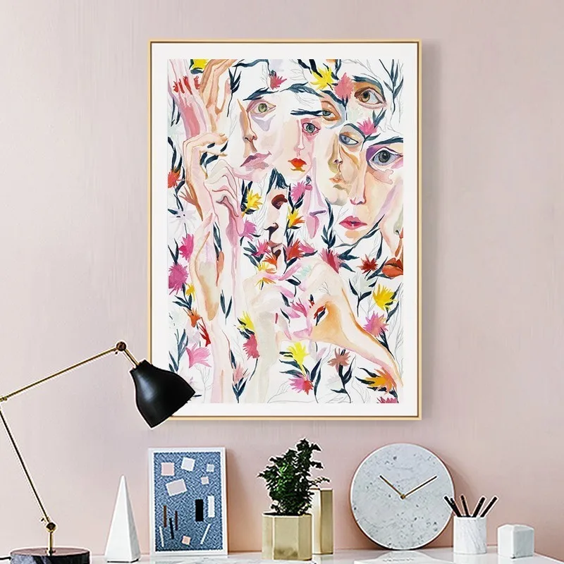 SURE LIFE Abstract Fashion Flower Face Poster Canvas Printings Wall Art Paintings Pictures for Living Room Home Decorations
SURE LIFE Abstract Fashion Flower Face Poster Canvas Printings Wall Art Paintings Pictures for Living Room Home Decorations