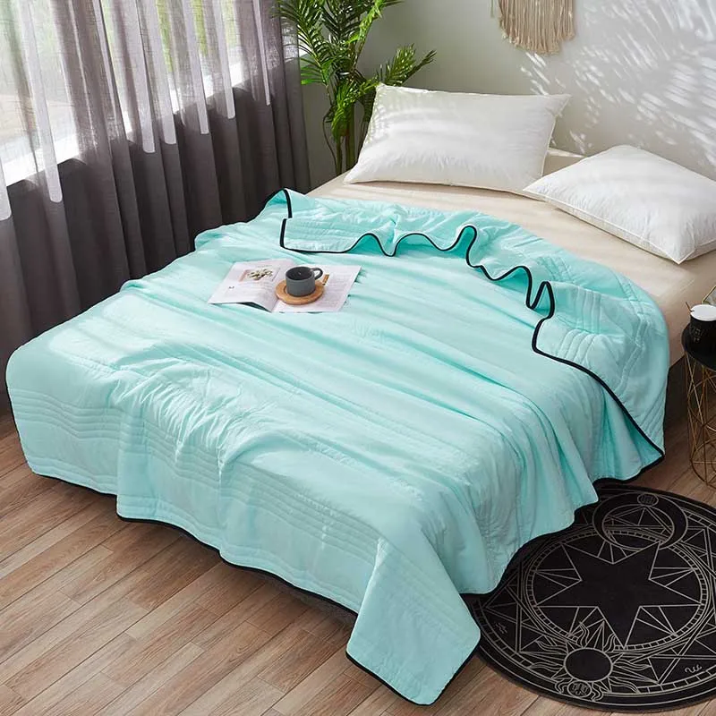 Adult Cotton Towel Blanket Summer Air Conditioning Bedspread Soft Throw Blankets on Sofa/Bed Plane Travel Manta Cobertor
Adult Cotton Towel Blanket Summer Air Conditioning Bedspread Soft Throw Blankets on Sofa/Bed Plane Travel Manta Cobertor