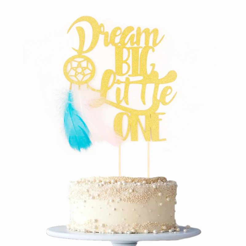 1 Pcs Lovely Dream Big Little One Cake Topper Dream Catcher Cake Flags For Wedding Birthday Party Cake Baking Decor Supplies
1 Pcs Lovely Dream Big Little One Cake Topper Dream Catcher Cake Flags For Wedding Birthday Party Cake Baking Decor Supplies