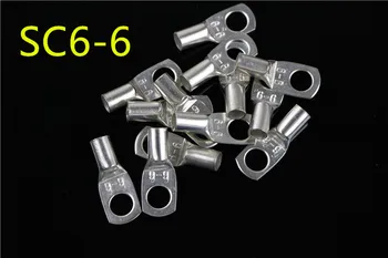 50PCS SC6-6 Tined copper connecting terminal bolt hole cable lugs battery terminals 6mm square wire
50PCS SC6-6 Tined copper connecting terminal bolt hole cable lugs battery terminals 6mm square wire
