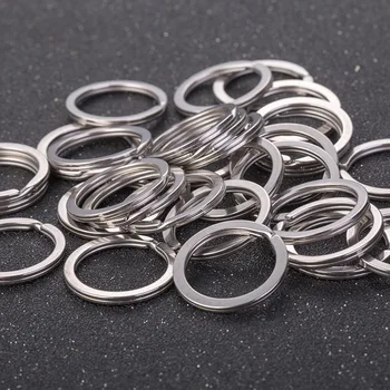 10pcs/lot Stainless Steel Key Ring Key 25mm 30mm 32mm 35mm High Quality Nickel Flat Split Ring for DIY Key Chain Making Supplier
10pcs/lot Stainless Steel Key Ring Key 25mm 30mm 32mm 35mm High Quality Nickel Flat Split Ring for DIY Key Chain Making Supplier