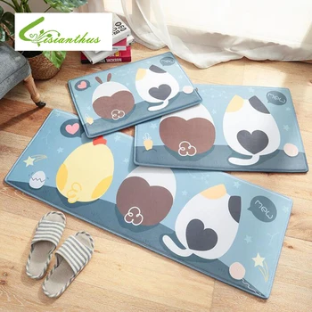 Kitchen Mat Cartoon Cats Printed Anti-slip Modern Design Living Room Balcony Bathroom Carpet Doormat Bath Mat Easy Cleaning
Kitchen Mat Cartoon Cats Printed Anti-slip Modern Design Living Room Balcony Bathroom Carpet Doormat Bath Mat Easy Cleaning
