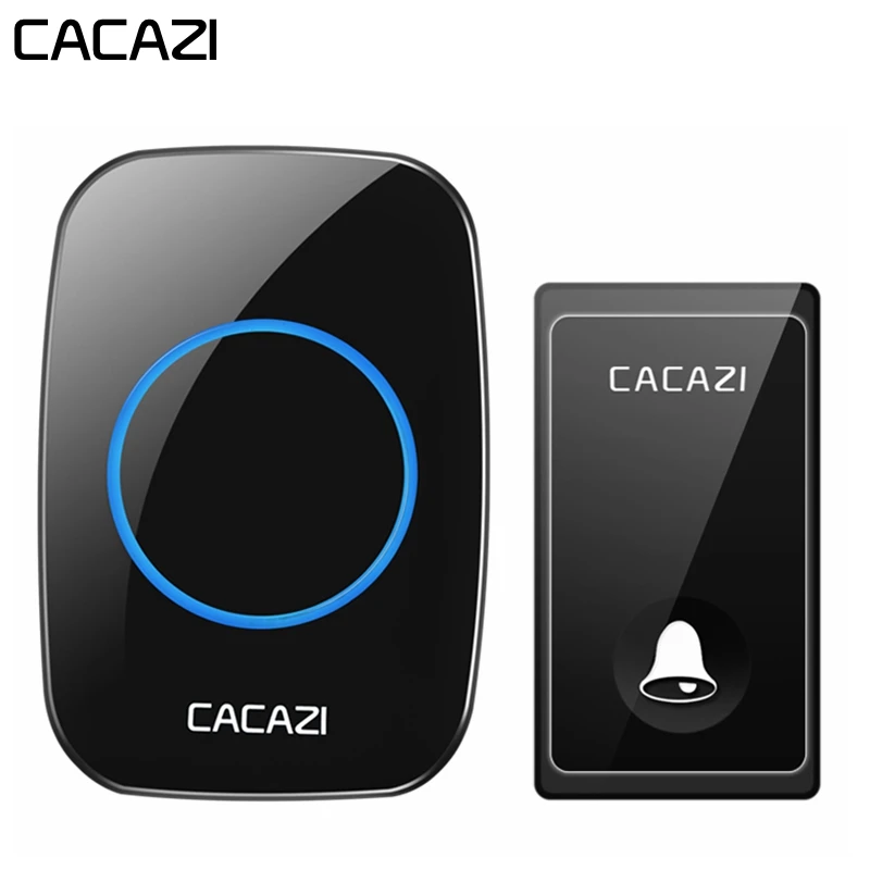 CACAZI No Battery Required Wireless Doorbell Self-powered Waterproof Intelligent Home Door ring Bell US EU UK Plug 58 Chimes
CACAZI No Battery Required Wireless Doorbell Self-powered Waterproof Intelligent Home Door ring Bell US EU UK Plug 58 Chimes