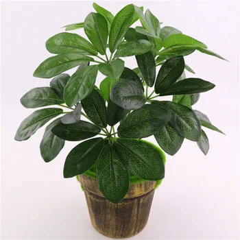 9 Heads Artificial Schefflera Octophylla Leaves Indoor Bonsai Tree Potted Money Tree Plant Garden Home Lucky Green Plants
9 Heads Artificial Schefflera Octophylla Leaves Indoor Bonsai Tree Potted Money Tree Plant Garden Home Lucky Green Plants
