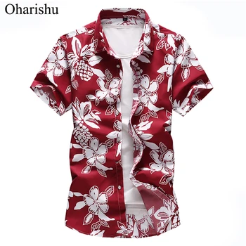 2019 New Summer Mens Short Sleeve Beach Hawaiian Shirts Casual Floral Shirts Regular Plus Size 7XL Mens Cothing Fashion Shirt
2019 New Summer Mens Short Sleeve Beach Hawaiian Shirts Casual Floral Shirts Regular Plus Size 7XL Mens Cothing Fashion Shirt