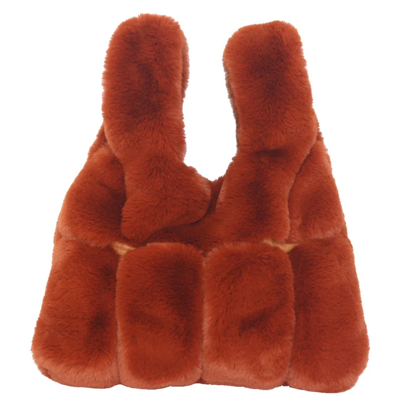 New Fashion winter Imitation Rex Rabbit Fur satchel Women Furry Handbag Velvet Wrap Faux Fur Vest Tote Bag 
New Fashion winter Imitation Rex Rabbit Fur satchel Women Furry Handbag Velvet Wrap Faux Fur Vest Tote Bag