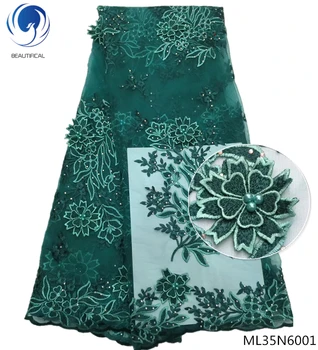 BEAUTIFICAL green 3d lace fabric india embroidered laces fabric high quality lace fabric 3d flowers laces with beads ML35N60
BEAUTIFICAL green 3d lace fabric india embroidered laces fabric high quality lace fabric 3d flowers laces with beads ML35N60