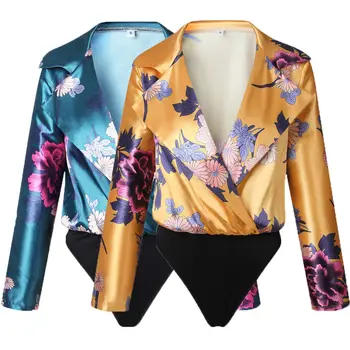 Sexy Women Long Sleeve V Neck Bodysuits Loose Stretch Leotard Top Fashion New 2018
Sexy Women Long Sleeve V Neck Bodysuits Loose Stretch Leotard Top Fashion New 2018