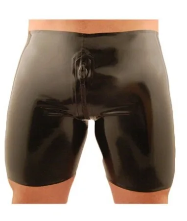 Black Rubber trousers latex Boxer shorts for men with 2 way crotch zippers latex pants mens zipper latex shorts
Black Rubber trousers latex Boxer shorts for men with 2 way crotch zippers latex pants mens zipper latex shorts