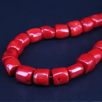 1strand Large Natural Red Bamboo Coral Cylinder Tube Nugget Loose Beads Charms,For DIY Bracelet Necklace Jewelry Accessories 
1strand Large Natural Red Bamboo Coral Cylinder Tube Nugget Loose Beads Charms,For DIY Bracelet Necklace Jewelry Accessories