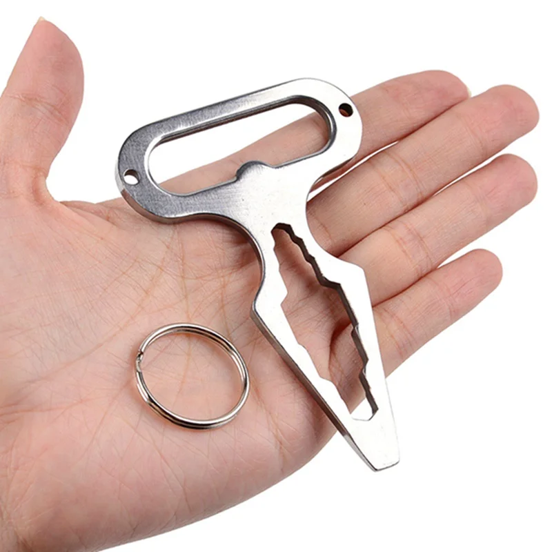Outdoor Camping Equipment Self-defense Defense Spikes Multipurpose Tool Wrench Opener Screwdriver Survival Kit Key Ring EDC
Outdoor Camping Equipment Self-defense Defense Spikes Multipurpose Tool Wrench Opener Screwdriver Survival Kit Key Ring EDC