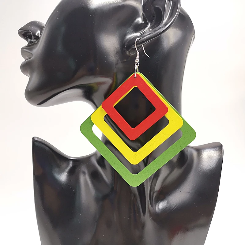 YD&YDBZ New Square And Oval Geometric Wooden Earrings Women Drop Earrings 6cm Big Accessories Punk Style Fashion Jewelry Wedding
YD&YDBZ New Square And Oval Geometric Wooden Earrings Women Drop Earrings 6cm Big Accessories Punk Style Fashion Jewelry Wedding