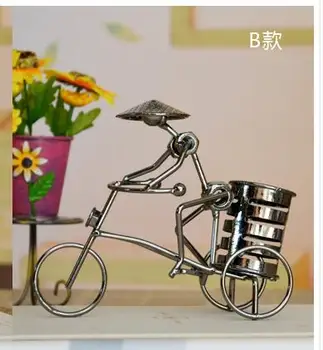 Creative tieyi bicycle pen holder fashion home decorative arts and crafts office desktop gifts crafts sculpture statues Home
Creative tieyi bicycle pen holder fashion home decorative arts and crafts office desktop gifts crafts sculpture statues Home