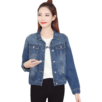 Denim Jacket Women 2019 Spring Slim Light Washed Long Sleeve Jeans Jackets Vintage Basic Coats Plus Size 3XL 4XL Oversize D697
Denim Jacket Women 2019 Spring Slim Light Washed Long Sleeve Jeans Jackets Vintage Basic Coats Plus Size 3XL 4XL Oversize D697