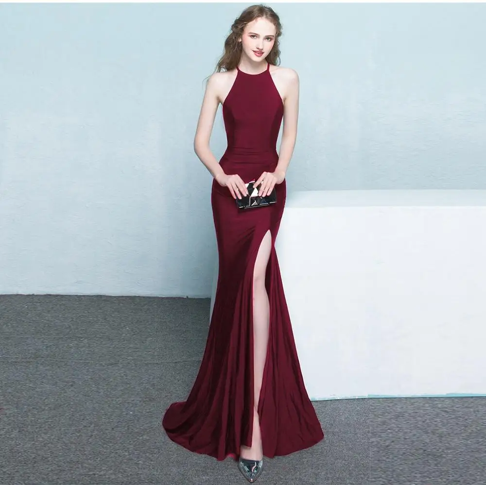 Sexy Burgundy Long Evening Dresses 2019 Mermaid Long Sleeveless Party Prom Dress special Formal occasion Party Prom dresses
Sexy Burgundy Long Evening Dresses 2019 Mermaid Long Sleeveless Party Prom Dress special Formal occasion Party Prom dresses