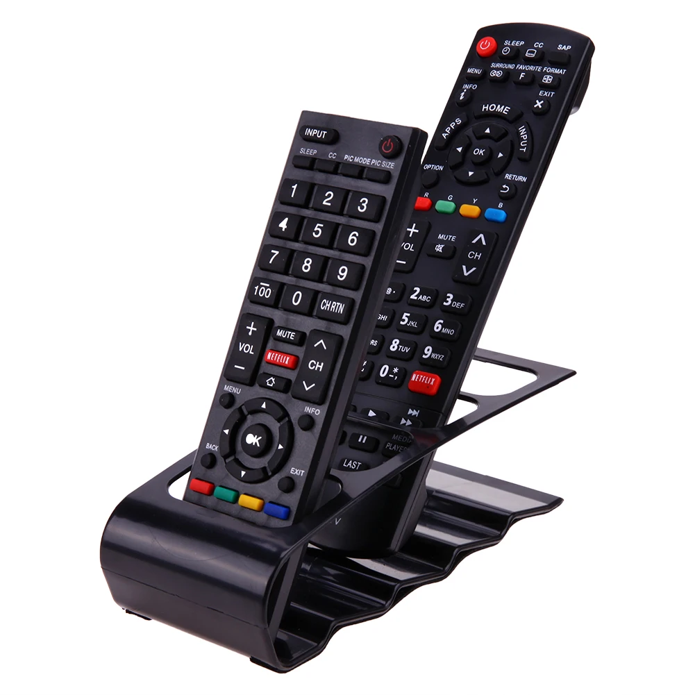 4 Cell TV DVD Remote Control Holder Desktop Phone Organizer Plastic Shelf Stand Storage Racks for Home Organization
4 Cell TV DVD Remote Control Holder Desktop Phone Organizer Plastic Shelf Stand Storage Racks for Home Organization
