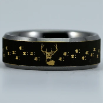 Free Shipping Customs Engraving Ring Hot Sales 8MM Hunting Deer Tracks Comfort Fit Design Men's Fashion Tungsten Wedding Ring
Free Shipping Customs Engraving Ring Hot Sales 8MM Hunting Deer Tracks Comfort Fit Design Men's Fashion Tungsten Wedding Ring