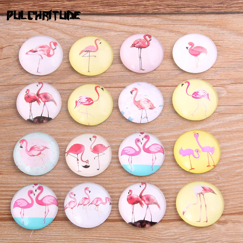 PULCHRITUDE 6pcs Mix Animal Flamingo Pattern Round Glass Cabochon 20mm 25mm Dome Flat Back DIY Jewelry Finding
PULCHRITUDE 6pcs Mix Animal Flamingo Pattern Round Glass Cabochon 20mm 25mm Dome Flat Back DIY Jewelry Finding