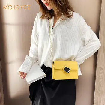 New Women's Bag Solid Color PU Women's Bag Fashion Chain Shoulder Messenger Women PU Leather Flap Crossbody Bags Dropshipping
New Women's Bag Solid Color PU Women's Bag Fashion Chain Shoulder Messenger Women PU Leather Flap Crossbody Bags Dropshipping