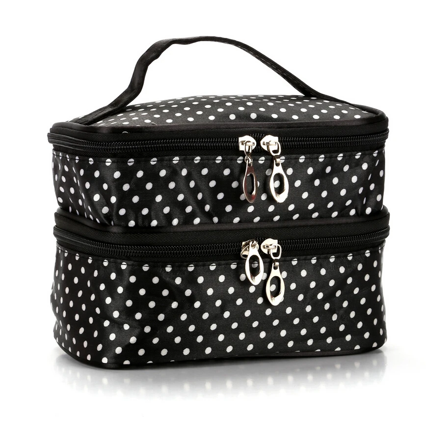 Free shipping Makeup Pouch Toiletry Cosmetics Bag Han Edition Double Makeup Baoxiaobo Dot Dot Makeup Bag Handbag
Free shipping Makeup Pouch Toiletry Cosmetics Bag Han Edition Double Makeup Baoxiaobo Dot Dot Makeup Bag Handbag