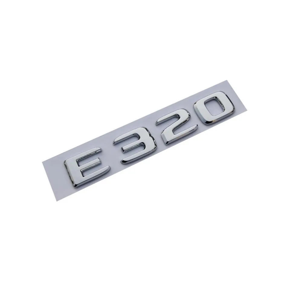 New Chrome ABS Rear Trunk Letters Badge Badges Emblem Emblems Sticker for Mercedes Benz E Class E320 2017
New Chrome ABS Rear Trunk Letters Badge Badges Emblem Emblems Sticker for Mercedes Benz E Class E320 2017