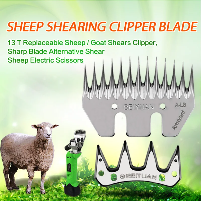 13T Goat Sheep Shearing Clipper Comb Cutter Blade 13 Tooth For Sheep Wool Farm Animal Livestock Cattle Sheep Equipment
13T Goat Sheep Shearing Clipper Comb Cutter Blade 13 Tooth For Sheep Wool Farm Animal Livestock Cattle Sheep Equipment