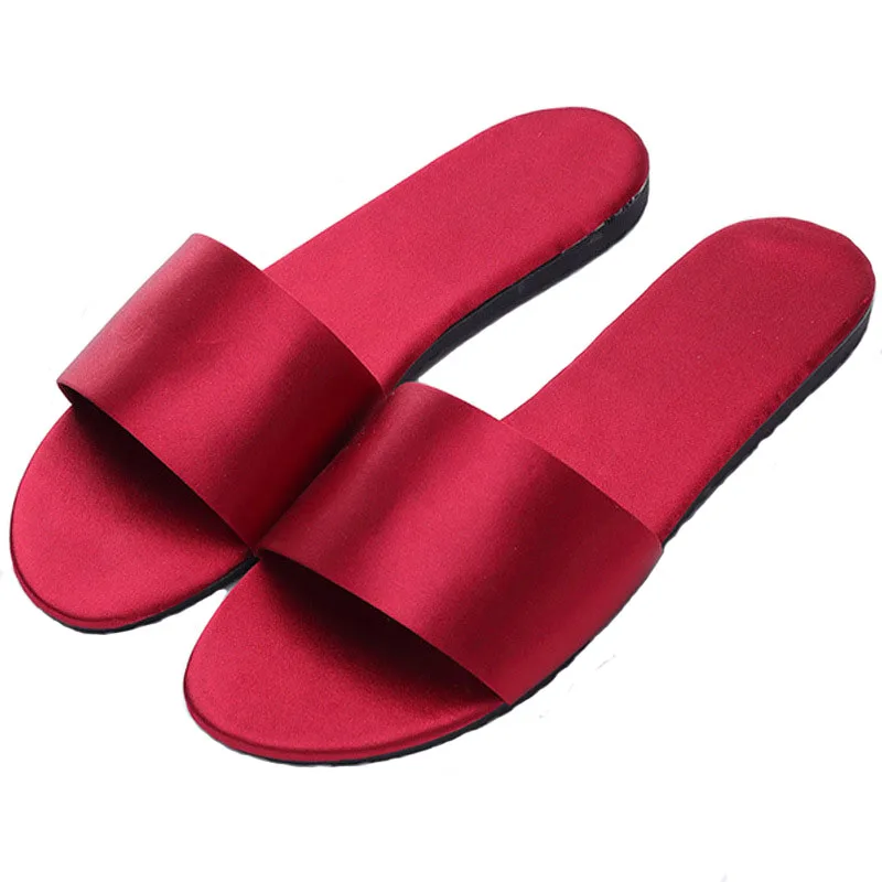 Women Slippers New Women Fashion Home Slippers Comfortable Lightweight Non-slip Women Slippers Satin Simple Flat Indoor Slippers
Women Slippers New Women Fashion Home Slippers Comfortable Lightweight Non-slip Women Slippers Satin Simple Flat Indoor Slippers