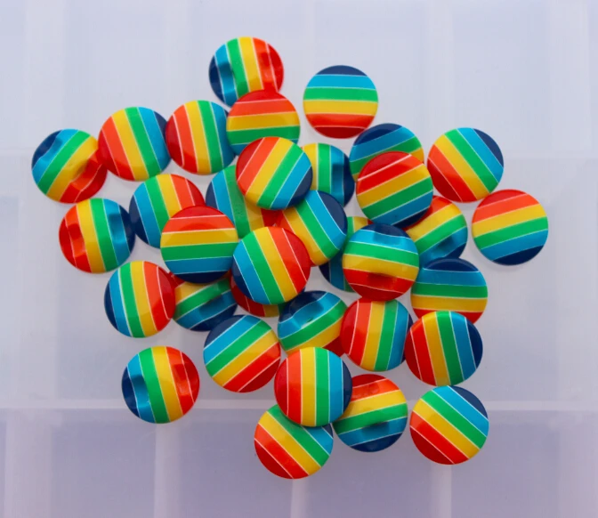 50 PCS/lot Resin Shank Rainbow round 13mm Buttons Decorative Button DIY Sewing Tools
50 PCS/lot Resin Shank Rainbow round 13mm Buttons Decorative Button DIY Sewing Tools
