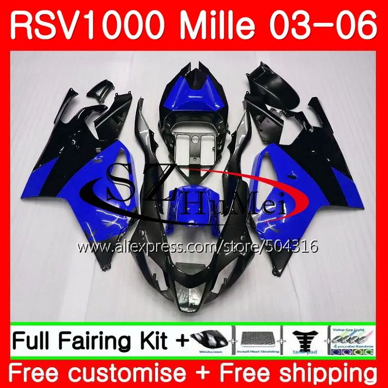 Body For Aprilia RSV1000R Mille RSV1000 R RR 03 04 05 06 82SH13 RSV1000RR RSV1000R 2003 2004 2005 2006 Glossy blue Fairing Kit
Body For Aprilia RSV1000R Mille RSV1000 R RR 03 04 05 06 82SH13 RSV1000RR RSV1000R 2003 2004 2005 2006 Glossy blue Fairing Kit