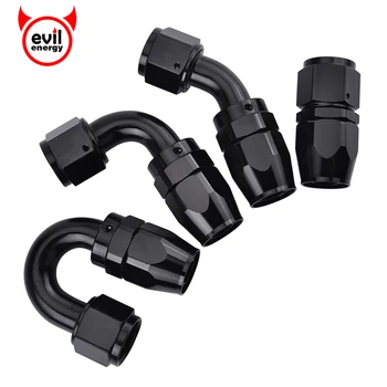 evil energy AN10 Oil Fuel Swivel Hose Anoized Aluminum Straight Elbow 45 180 Degree Hose End Oil Fuel Reusable Fitting Black
evil energy AN10 Oil Fuel Swivel Hose Anoized Aluminum Straight Elbow 45 180 Degree Hose End Oil Fuel Reusable Fitting Black