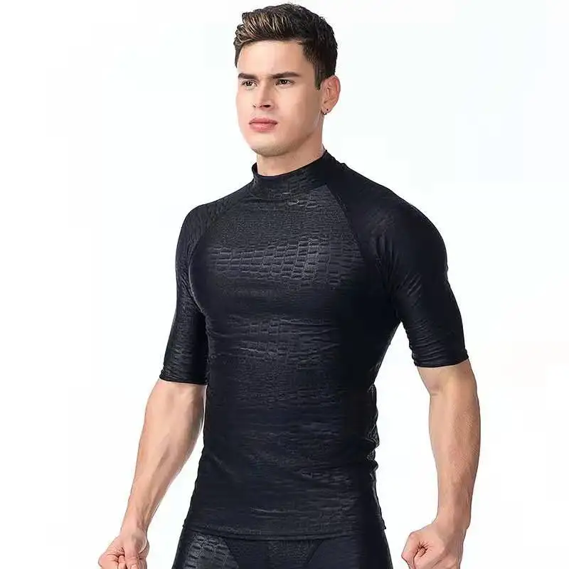 2019 Plus Size Surfing UV Protection Swimwear Rash Guard Man Short Sleeve Swimming Tops Men Beach Sun Basic Skins Tees Black
2019 Plus Size Surfing UV Protection Swimwear Rash Guard Man Short Sleeve Swimming Tops Men Beach Sun Basic Skins Tees Black