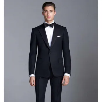 Men's suit two-piece suit (jacket + pants) men's gentleman Slim solid color suit men's ball party dress support custom
Men's suit two-piece suit (jacket + pants) men's gentleman Slim solid color suit men's ball party dress support custom