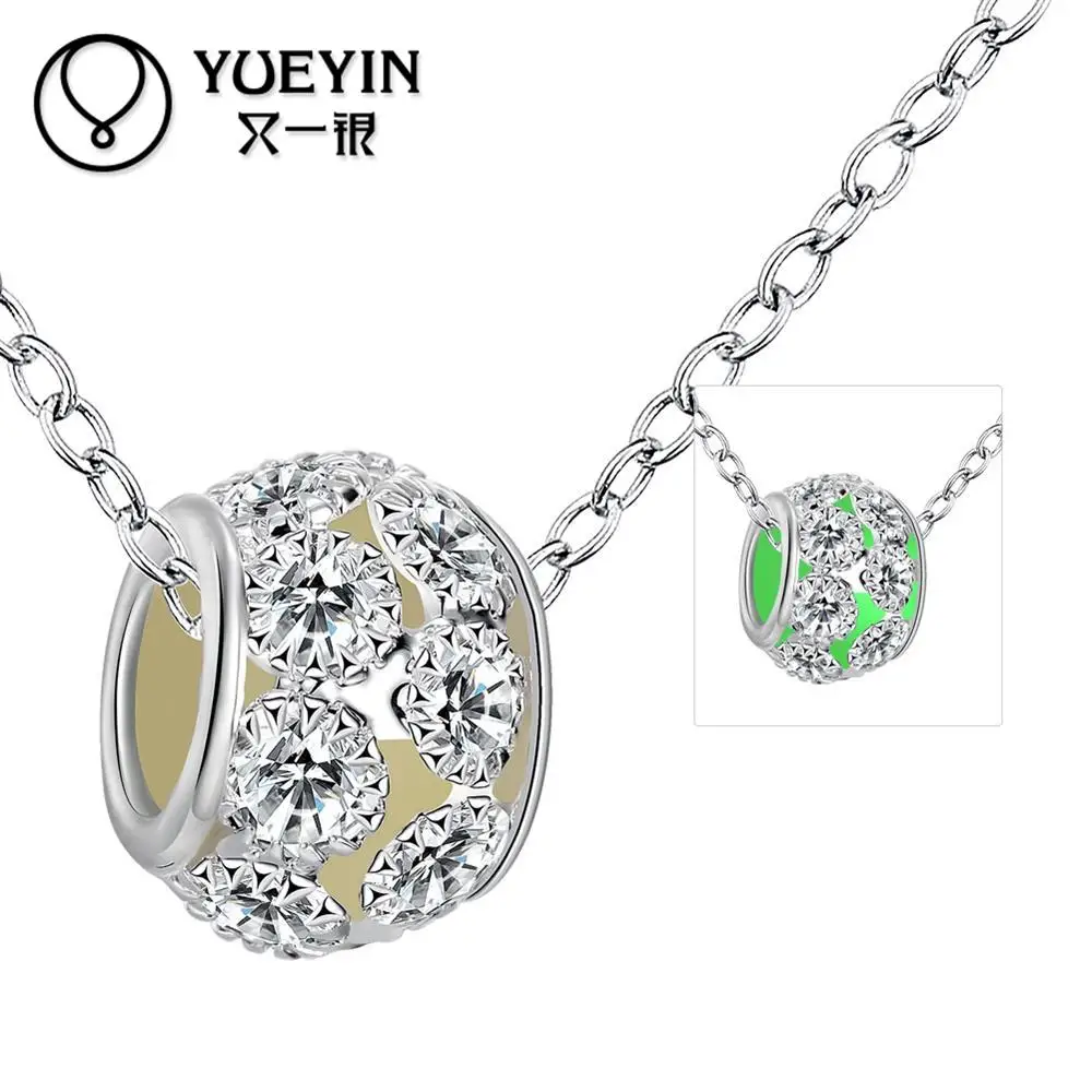 2016 new silver plated noctilucent necklace pendants for women fashion jewelry Unique design Blue green light in dark N081-A
2016 new silver plated noctilucent necklace pendants for women fashion jewelry Unique design Blue green light in dark N081-A
