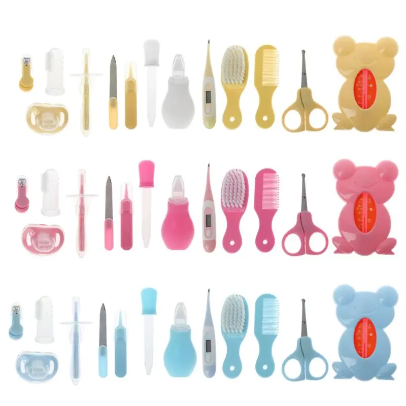 13PCS Baby Kids Health Care Kit Thermometer Nail Clippers Comb Grooming Hairbrush Pacifier Toothbrush Newborn Safety Care Tool
13PCS Baby Kids Health Care Kit Thermometer Nail Clippers Comb Grooming Hairbrush Pacifier Toothbrush Newborn Safety Care Tool