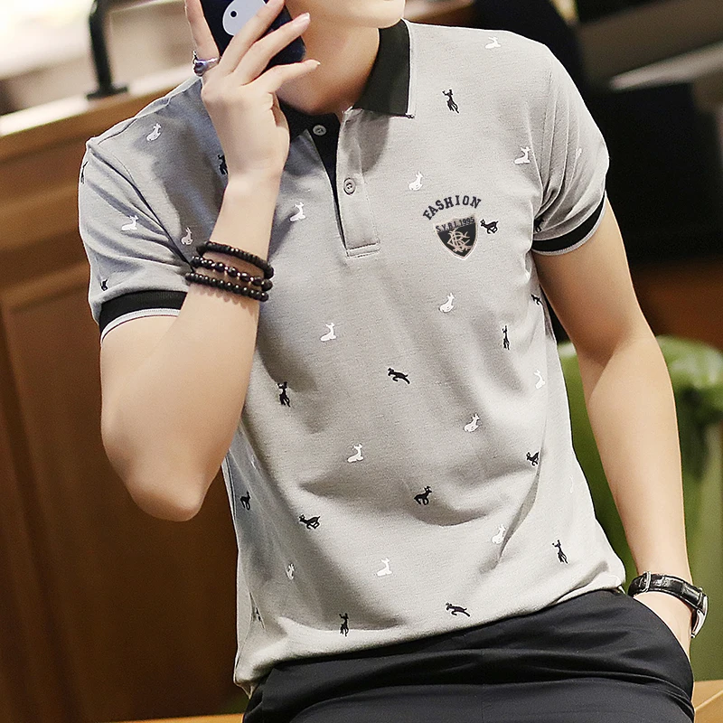 Fashion Casual Shirt Mens Clothing Summer Short Sleeve Polo Shirt Men Cotton Casual Polos Breathable Embroidery M- 4XL Men Shirt
Fashion Casual Shirt Mens Clothing Summer Short Sleeve Polo Shirt Men Cotton Casual Polos Breathable Embroidery M- 4XL Men Shirt