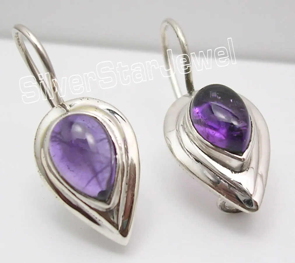 Chanti International Silver DROP PURPLE Amethysts Gem Beautiful Dangle Earrings 3/8 inches
Chanti International Silver DROP PURPLE Amethysts Gem Beautiful Dangle Earrings 3/8 inches