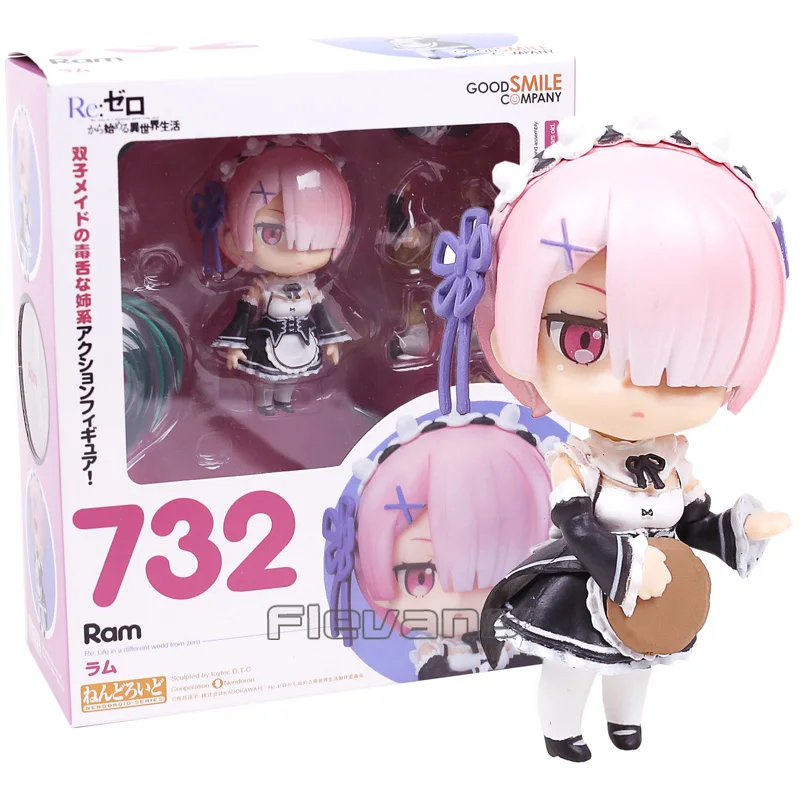 Nendoroid Re Life in a different world from zero Ram 732 PVC Action Figure Collectible Model Toy Doll
Nendoroid Re Life in a different world from zero Ram 732 PVC Action Figure Collectible Model Toy Doll