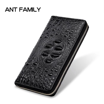 Fashion Alligator Wallets Male Genuine Leather Men's Wallet Long Zipper Wallet Coin Purse Card Holder Wallet portefeuille homme
Fashion Alligator Wallets Male Genuine Leather Men's Wallet Long Zipper Wallet Coin Purse Card Holder Wallet portefeuille homme