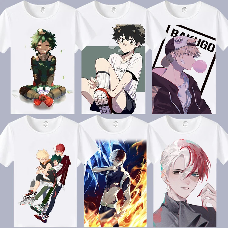 My Hero Academia Cosplay T Shirt Izuku Midoriya Shoto Todoroki Bakugou Katsuki T-Shirt Japanese Anime Top Tee Cosplay Costume
My Hero Academia Cosplay T Shirt Izuku Midoriya Shoto Todoroki Bakugou Katsuki T-Shirt Japanese Anime Top Tee Cosplay Costume