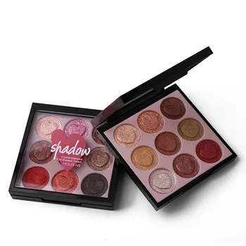 9 Colors Intense Crystal Diamond Cream Eyeshadow Palette Glitter Shimmer Heart Shaped Eye Shadow Makeup Smooth Eyes
9 Colors Intense Crystal Diamond Cream Eyeshadow Palette Glitter Shimmer Heart Shaped Eye Shadow Makeup Smooth Eyes