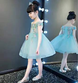 summer brand Handmade Transparent lace Flower Wedding Girls Dresses Shoulderless Appliques Christmas dress Girl Baptism dress
summer brand Handmade Transparent lace Flower Wedding Girls Dresses Shoulderless Appliques Christmas dress Girl Baptism dress