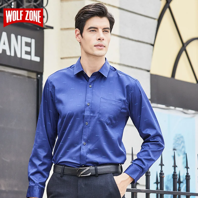 Spring Autumn Man Long Sleeved Printed Men Shirt Social Business Casual Dress Shirt High Quality Slim Fit Style Mens Shirts
Spring Autumn Man Long Sleeved Printed Men Shirt Social Business Casual Dress Shirt High Quality Slim Fit Style Mens Shirts