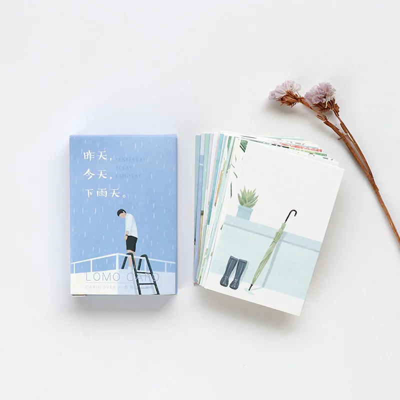 28 sheets/Set Yesterday Today Rainy day Mini Lomo Postcard /Greeting Card/Birthday Letter Envelope Gift Card Message Card
28 sheets/Set Yesterday Today Rainy day Mini Lomo Postcard /Greeting Card/Birthday Letter Envelope Gift Card Message Card