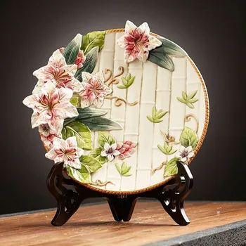 spring lily decorative wall dishes porcelain decorative plates vintage home decor crafts room decoration figurine
spring lily decorative wall dishes porcelain decorative plates vintage home decor crafts room decoration figurine