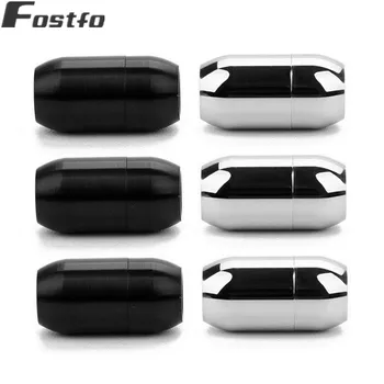 Fostfo Stainless Steel Magnetic Clasp Rhodium Black 3/4/5/6/8mm Hole Size 316L Magnet Hook Fit Leather Bracelet Jewelry Making
Fostfo Stainless Steel Magnetic Clasp Rhodium Black 3/4/5/6/8mm Hole Size 316L Magnet Hook Fit Leather Bracelet Jewelry Making