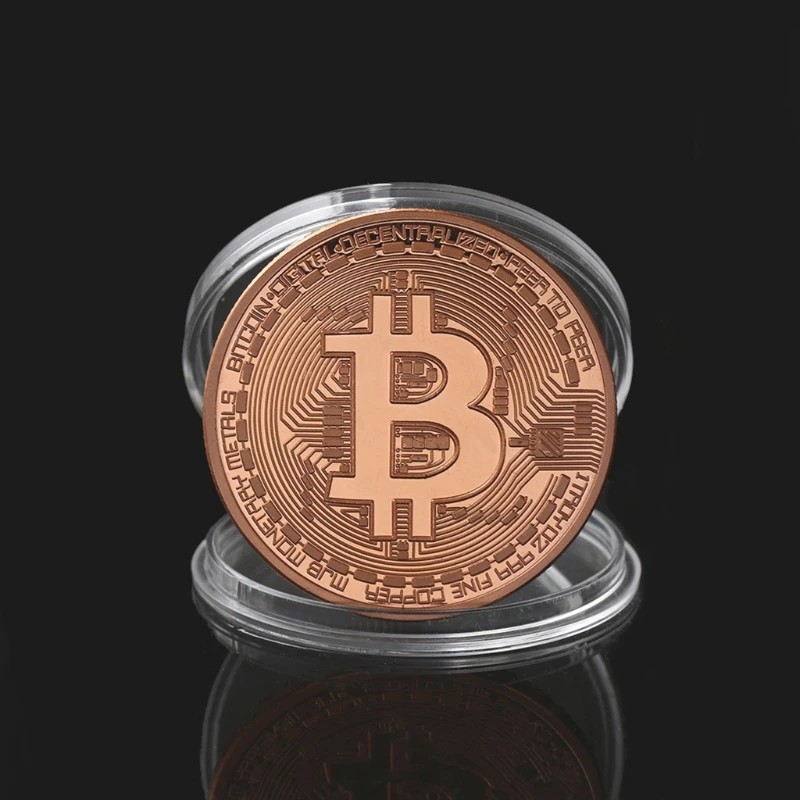 Christmas Gift for Kids New Plated Rose Gold Bitcoin Coin Collectible Coin Art Collection Gift Physical
Christmas Gift for Kids New Plated Rose Gold Bitcoin Coin Collectible Coin Art Collection Gift Physical