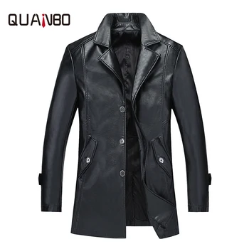 2018 new leather men's artificial leather Mid-length leather windbreaker jacket PU soft leather coat Anti-fan car men's jacket
2018 new leather men's artificial leather Mid-length leather windbreaker jacket PU soft leather coat Anti-fan car men's jacket