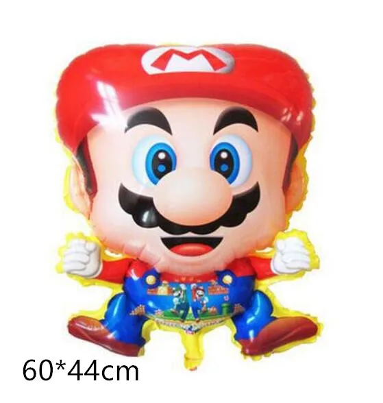 1pcs 60*44cm Super Mario Balloon party Classic Toys Mario Bros Mylar foil Balloons super hero Birthday Party Decoration Balls
1pcs 60*44cm Super Mario Balloon party Classic Toys Mario Bros Mylar foil Balloons super hero Birthday Party Decoration Balls