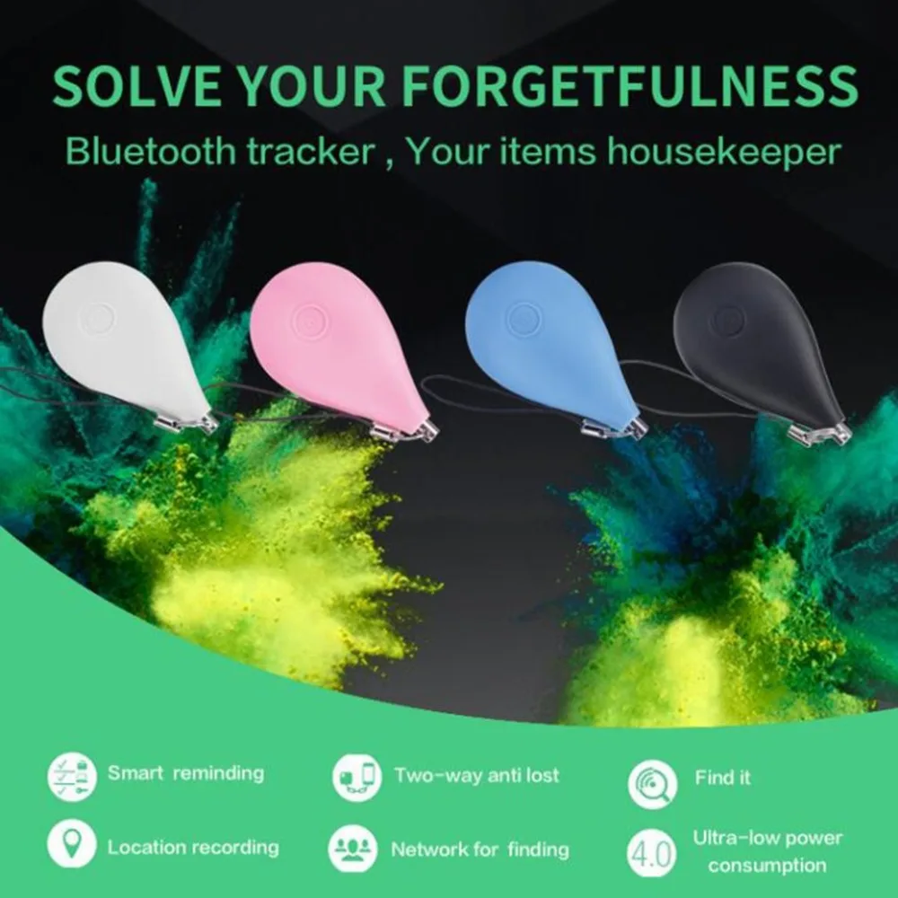 F50 Mini Bluetooth 4.0 Tracer Locator Tag Smart Waterdrop Shape Alarm Key Pet Dog Car Anti Lost Phone Map Tracker
F50 Mini Bluetooth 4.0 Tracer Locator Tag Smart Waterdrop Shape Alarm Key Pet Dog Car Anti Lost Phone Map Tracker